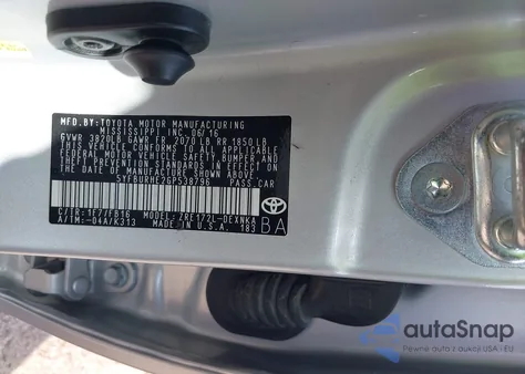 2016 Toyota Corolla Le from USA, damaged, VIN 5YFBURHE2GP538796